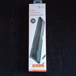 j5create USB-C Dual HDMI Docking Station NWOT